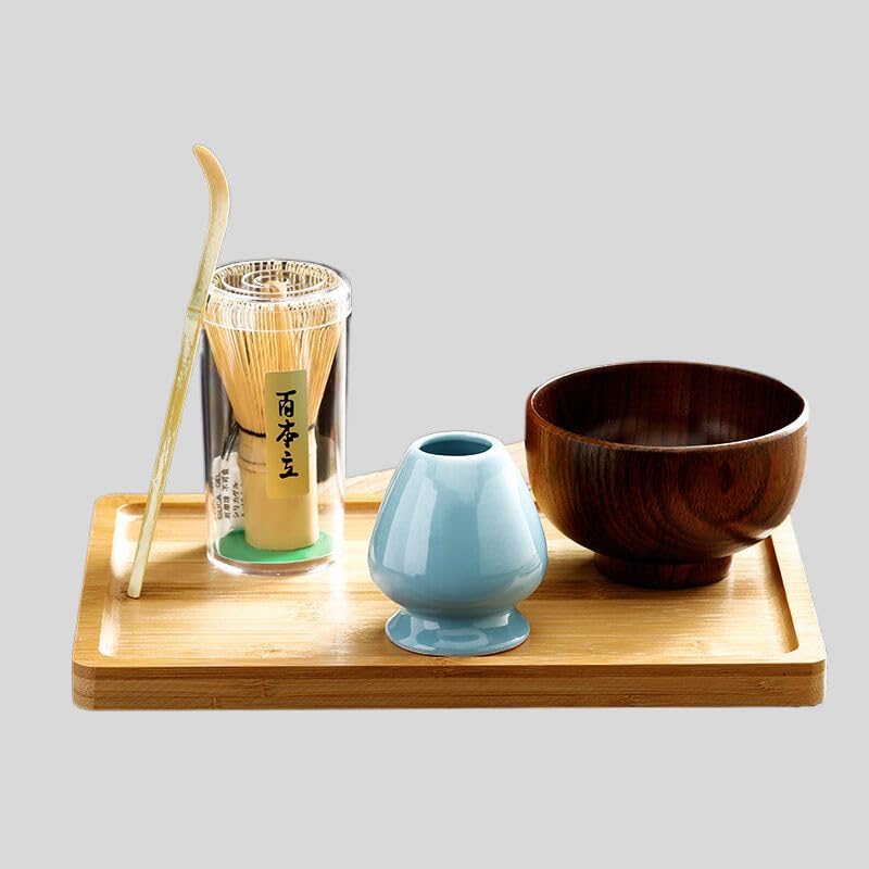 Amazon.com: 日式茶筅百本立打抹茶搅拌器打茶器打器点茶工具抹茶粉刷子