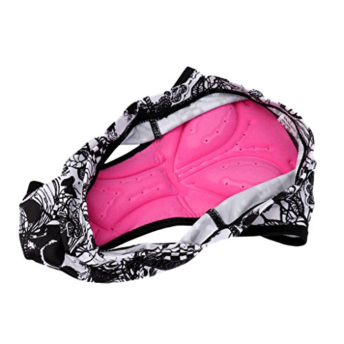 gazechimp 2pcs Mulheres Moda Underwear Gel Acolchoado Bicicleta Equitação Shorts Calças Briefs
