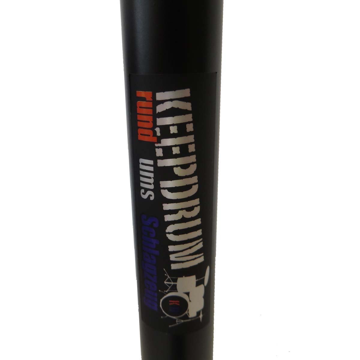 Keepdrum MS106 - Asta per microfono con asta e base in metallo e custodia SB-03, colore: Nero