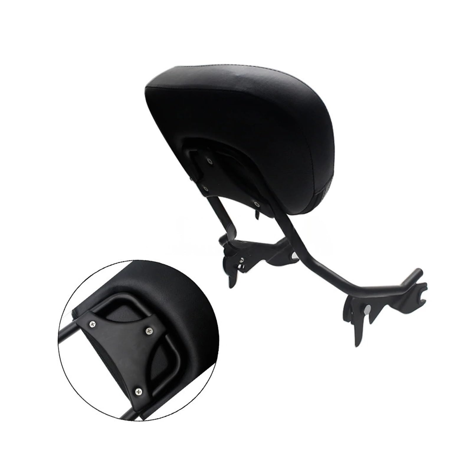 Poduszka Na Kufer Motocyklowy Pasuje do Harley Road King CVO Street Glide specjalny motocykl Stealth odpinany bagażnik oparcie Sissy Bar(Black Stealth Rack)