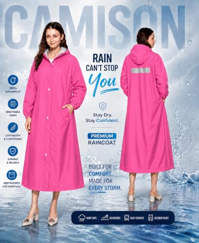 Image of Womens Eloura Waterproof Raincoat for Women