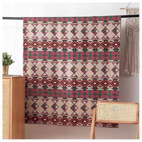 Tissu wax africain au mètre (1,5x7m) en coton imprimé multicolore pour couture et patchwork motif 6#