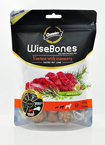Gnawlers WiseBones Venison with Rosemary