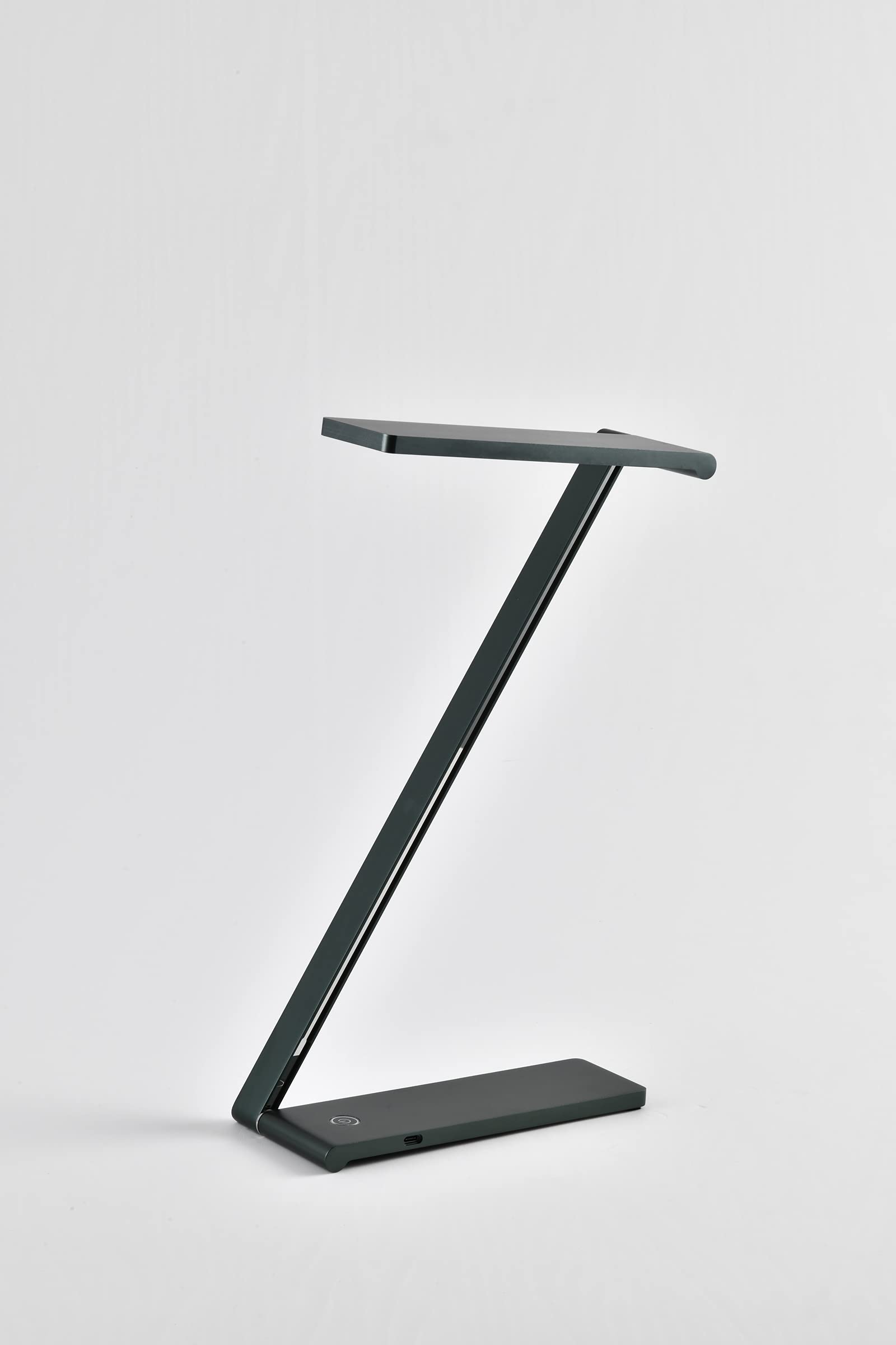 Augenschutz LED Schreibtischlampe 12W Grün Stufenlos Dimmen 4000K USB leicht & stabil & Ultradünne