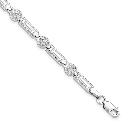 14k White Gold Bracelet Fancy Fine Jewelry For Women Gifts For Her