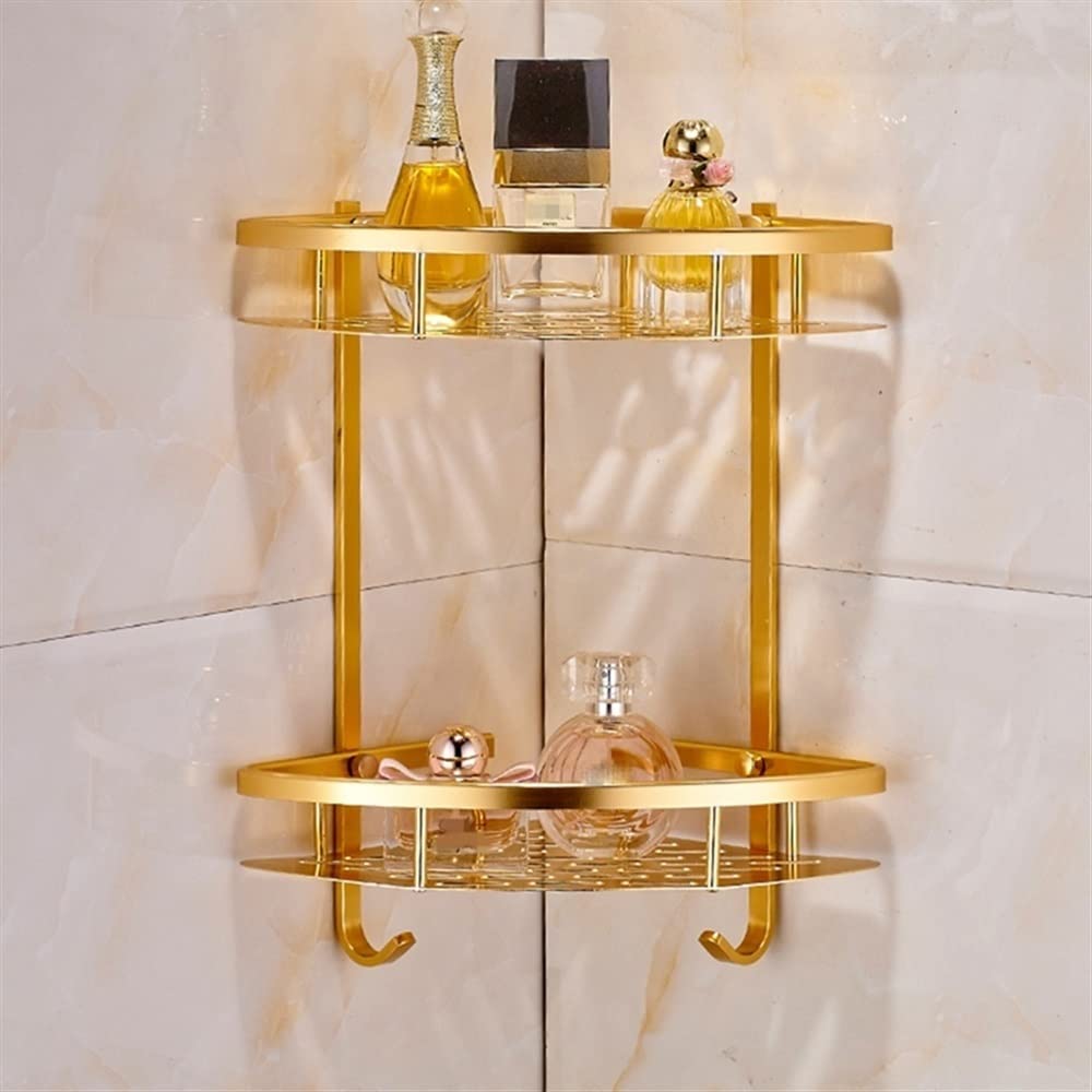 Estantes de baño exquisitos Estante de baño, Cesta de Esquina montada en la Pared de la Ducha, Estante de baño de Pared de Almacenamiento de champú