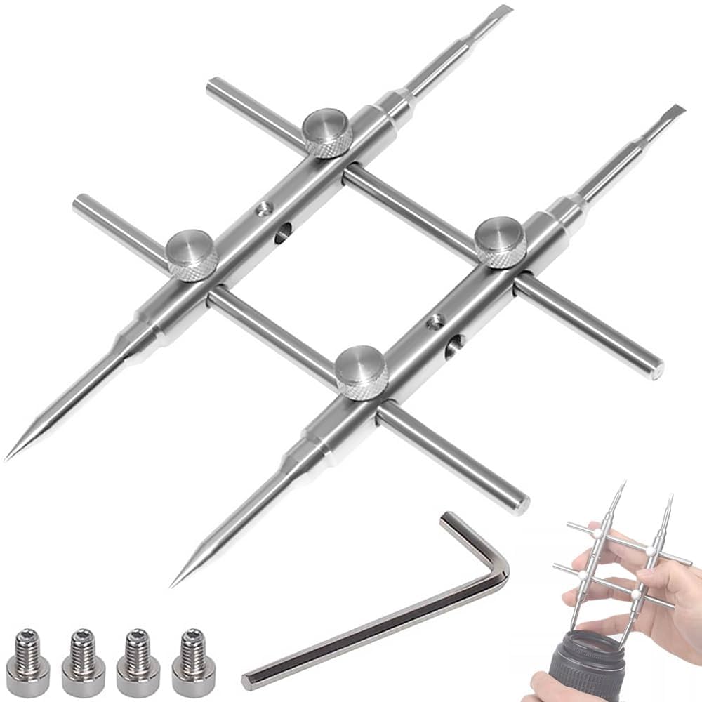 Amazon.co.jp: カメラレンズスパナ カニ目レンチ 1本セット