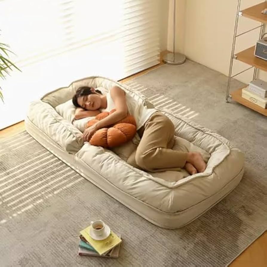 Amazon.com: Lazy Sofa Bed for Bedroom, Balcony, Small Spaces