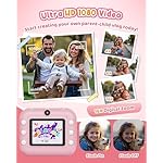 Instant Camera, Front Rear Dual Selfie Kids Camera with 1080P Videos, Holiday Birthday Gifts for Kids Age 3-12, Toddler Portable Travel Print Digital Camera Toy for 4 5 6 7 8 9 Year Boys Girls - Image 4