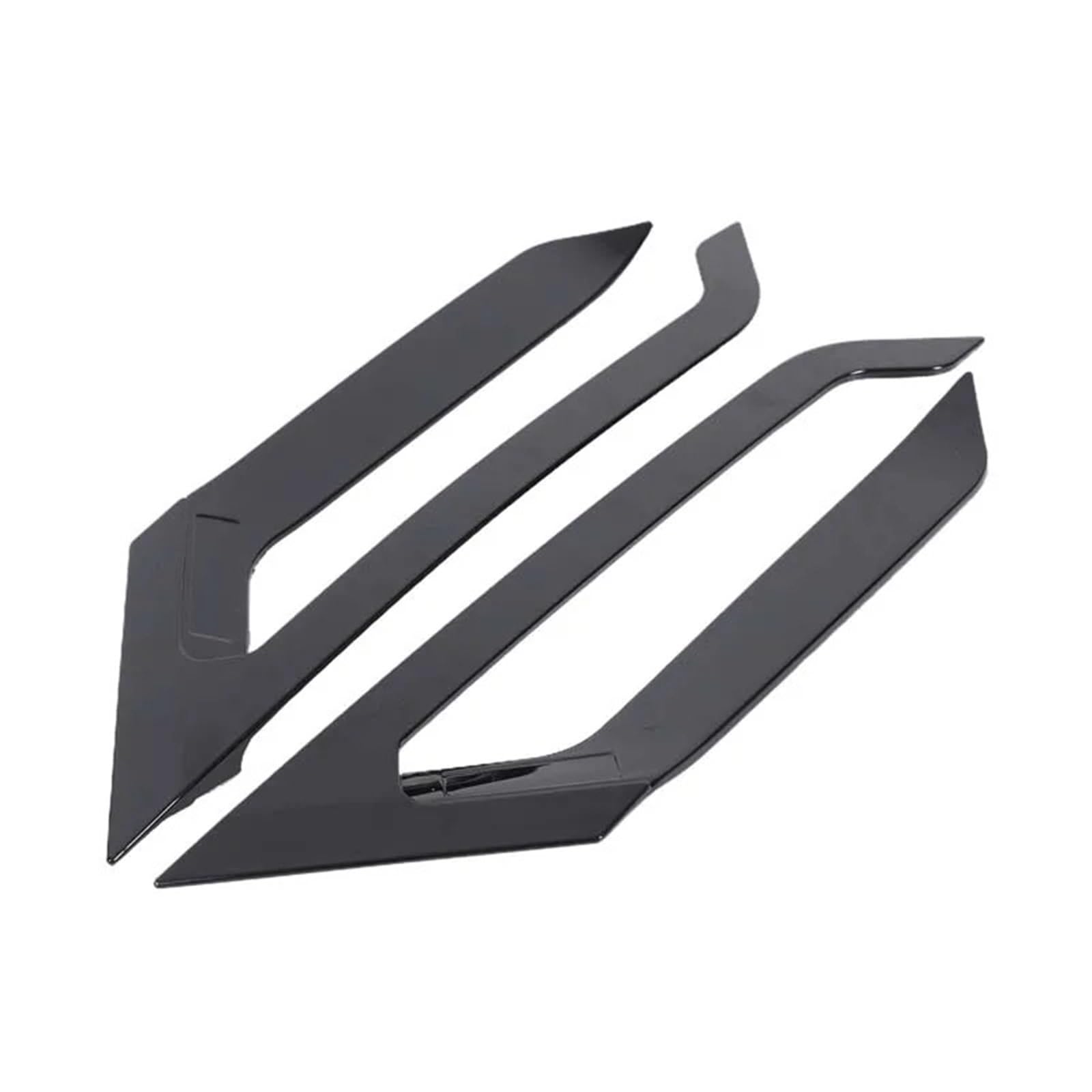 TILIEINE Car Front Side Air Vent Cover Fit For Bmw X6 G06 2020-2025 Car Side Fender Sticker Shark Gill Air Flow Wing Vent Trim Accessories(Black)