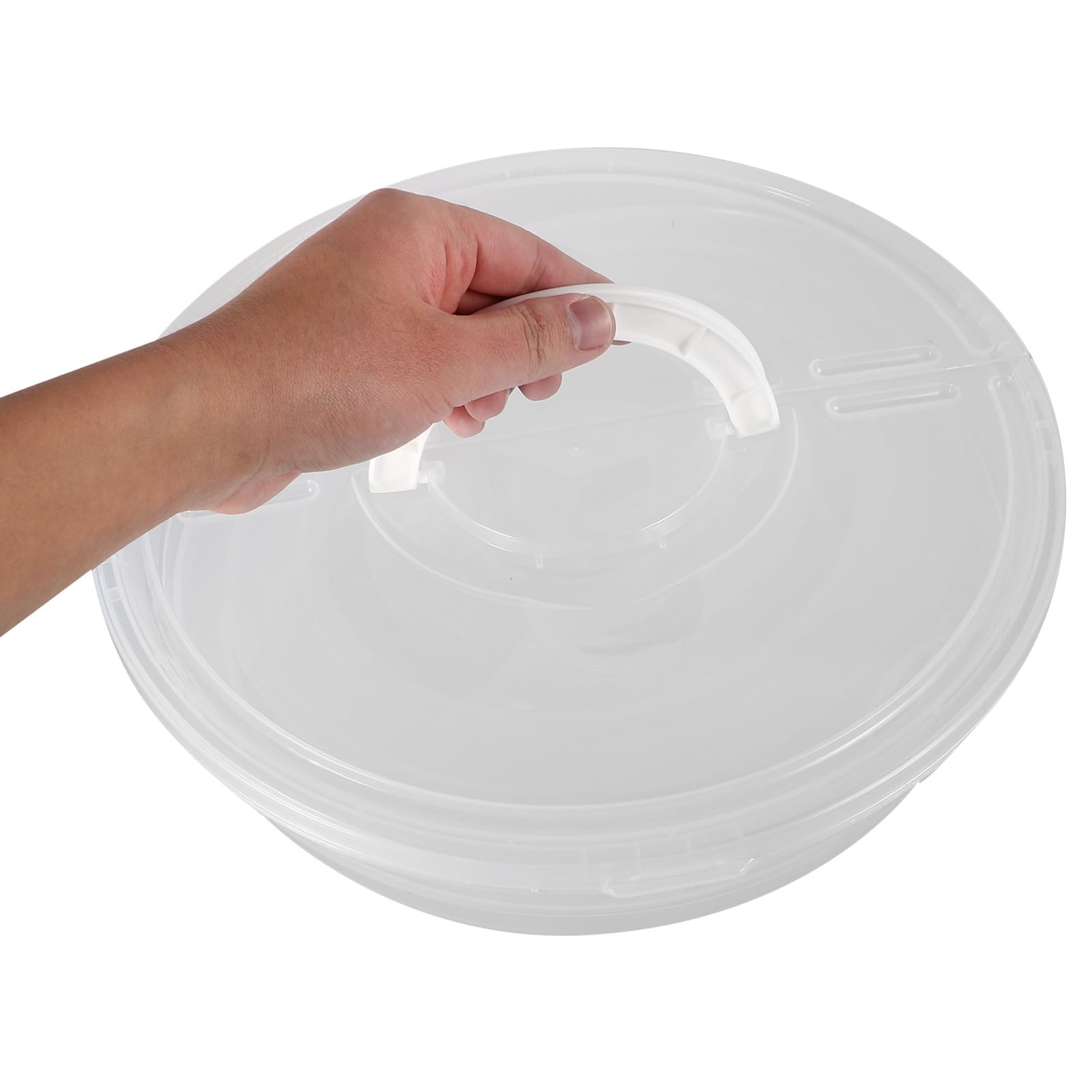 Gatuida 2pcs Food Storage Container Kühlschrank Erzeugnisretter Food -lagerbehälter Mit Deckel Und Verhandelt Transparente Brotbehälter Luftdichtem Brot Lagerbehälter