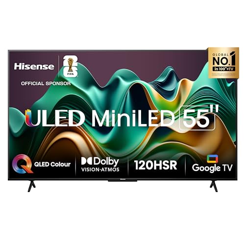Hisense Smart TV UHD 4K Mini LED 55" Polegadas 55U6N Google TV, P...