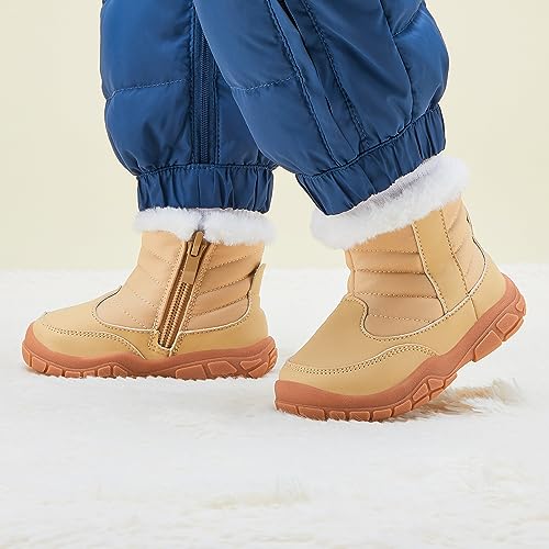 BMCiTYBM Baby Snow Boots Infant Winter Boots Toddler Boys Girls Warm Walking Shoes for 6 9 12 18 24 Months2