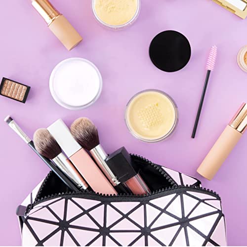 image for 50 Pack 2 OZ Plastic Jars Round Clear Cosmetic Container Jar with Whit