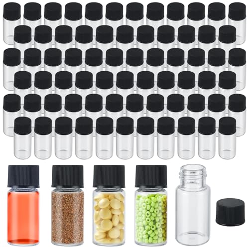 Fioles en verre de 5 ml pour huiles essentielles et réactifs | Flacon échantillon étanche