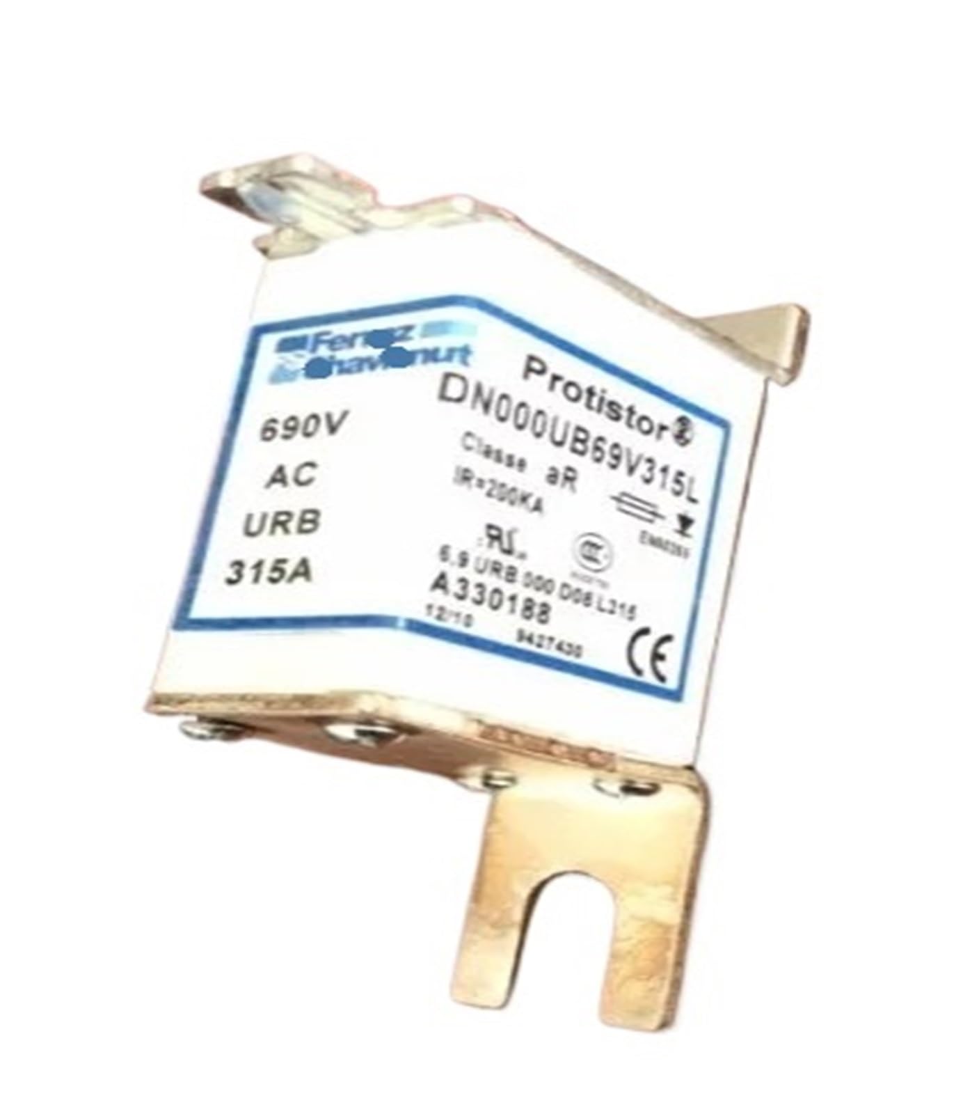 Fuses DN000UB69V250L Z330187 DN000UB69V315L A330188 DN000UB50V350L B330189 DN000UB50V400L F330193(DN000UB50V400L)