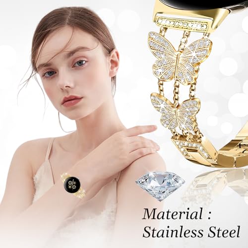 Correa metálica Bling para Google Pixel Watch 3 41mm miniatura 3
