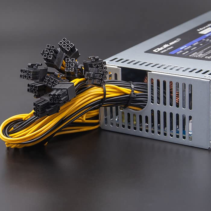 QOLTEC 50349 PCI-E 1800W Power Supply 80 Plus Platinum Game Miner - Image 2