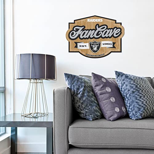 Image of YouTheFan NFL Las Vegas Raiders FanCave Wall Art