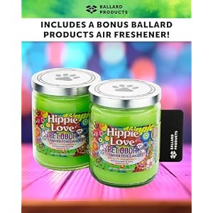 Specialty Pet Products Pet Odor Eliminating Candle Hippie Love Scent - Pack of 2 Pet Odor Eliminator Candle - Pet Candles Odor Eliminator For Your Home - Bundle with Ballard Products Air Freshener Specialty Pet Products Pet Odor Eliminating Candle Hippie Love Scent – Pack of 2 Pet Odor Eliminator Candle – Pet Candles Odor Eliminator For Your Home – Bundle with Ballard Products Air Freshener
