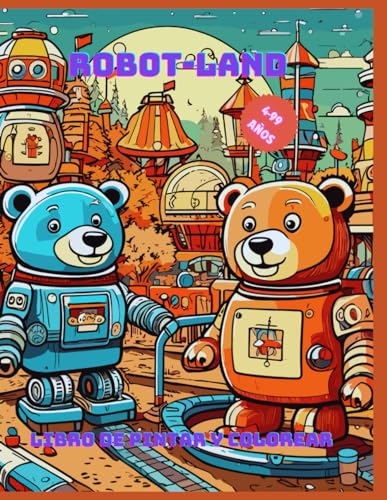 Imagen de ROBOT-LAND: LIBRO PARA COLOREAR