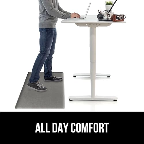 Miniatura 5 de Gorilla Grip Juego de 2 tapetes antifatiga y agarradores de alfombra, paquete de 12 alfombrillas antifatiga de 17 x 59 pulgadas y 17 x 29 pulgadas,