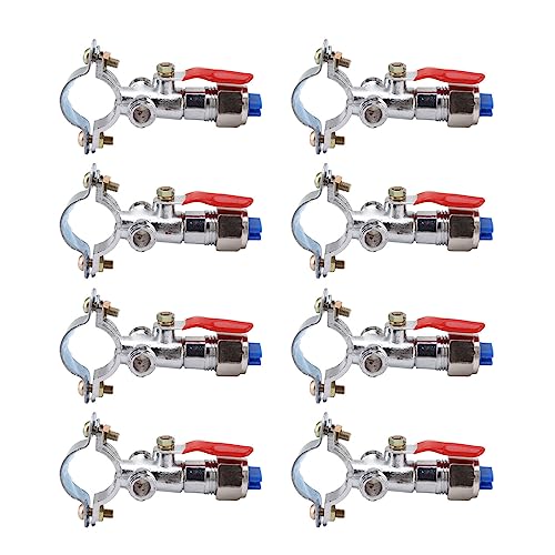 10PCS Boquilla de Pulverización Atomizadora, Juego de Boquillas de Pulverización Atomizadora Aleación de Zinc Planta Agrícola Boquilla de Ventilador de Nebulización de Agua para
