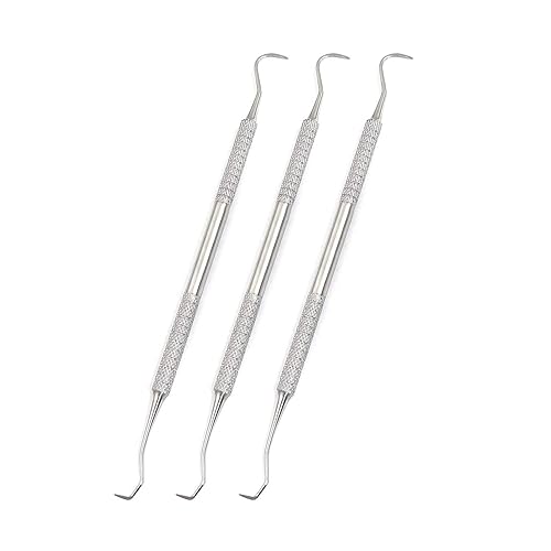 odontomed2011JACQUETTE Dental Scaler U1530anterior removedor de sarro doble punta Periodontal 3piezas Instrumentos ODM