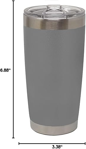 Vista 10 de LaserGram 20oz Vacuum Insulated Tumbler Mug, Paramedic, Personalized Engraving Included (Coral)