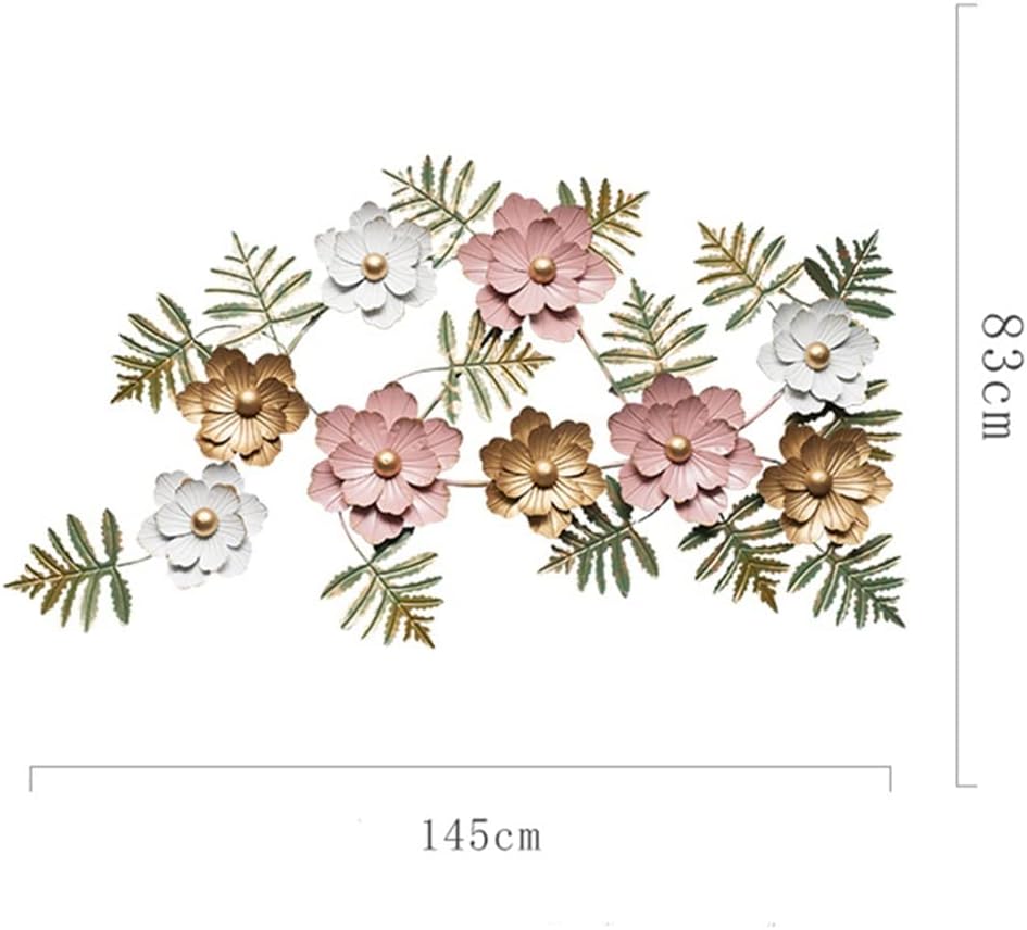 Metal Wall Decoration Living Room Creative Wrought Iron Wall Decoration Three-Dimensional Wall Decoration Hanging