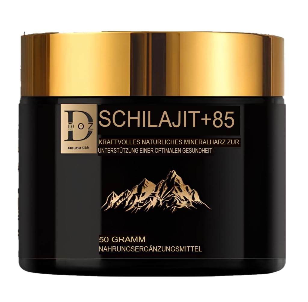 SHILAJIT DOZ - 50 g | Premium Goldqualität | Natürlicher Energie- und Gedächtnisverstärker | reiner Himalaya-Extrakt | 85 Mineralien & Fulvinsäure | Gesundheit und Immunverstärkung