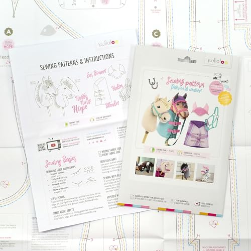 image for kullaloo Hobby Horse Sewing Pattern – Make a Stick Horse with Ear Bo