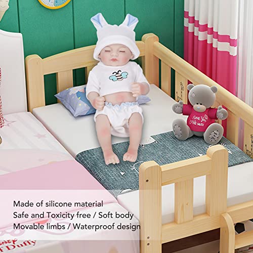 Boneca de bebê, Silicone Macio à Prova D'água, ótimo Presente para Crianças, Membros Móveis, Certif