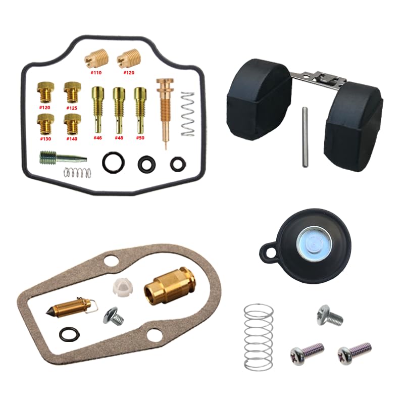 XTE600 XT600E Kit de reparación de carburador de motocicleta 1990-2000 XTE600 XT 600E kit de reconstrucción de carburador (kit de reparación, flotador, corte de aire)