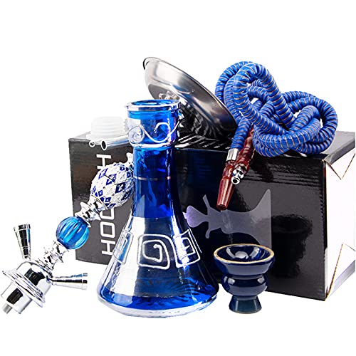 Hookah, 55 cm Shisha Set, mit 2 Schläuchen 2 Anschlüssen 2 Mundstück, Tragbares Design Modernes Shisha Shisha Kit mit… – Bild 6