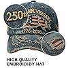 United States 250th Anniversary Hat 1776–2026, Patriotic Baseball Cap, Unisex July 4th Freedom Hat #3