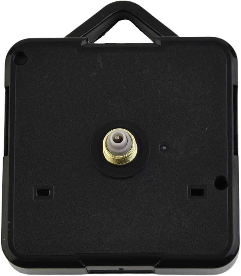 Silent Quartz Clock Movement Kit DIY Wall Clock Repair or Craft Projects – Includes Motor, 3 Hands (85mm/110mm/120mm), Screw Gasket, Black Mechanism(red)