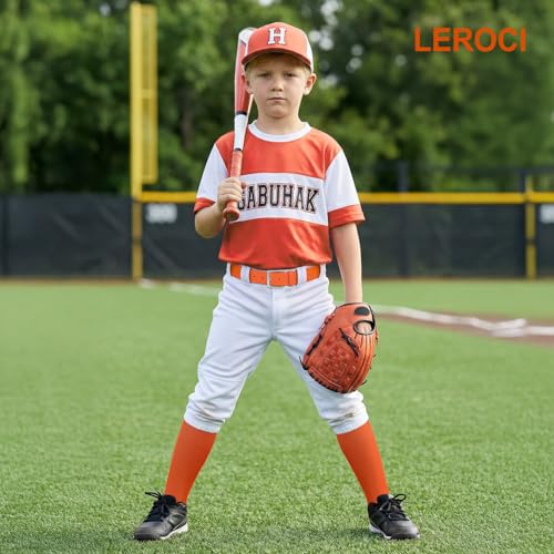 Image of Baseball Belt and Baseball Socks Combo Set for Youth and Adult Available in 20 Colors