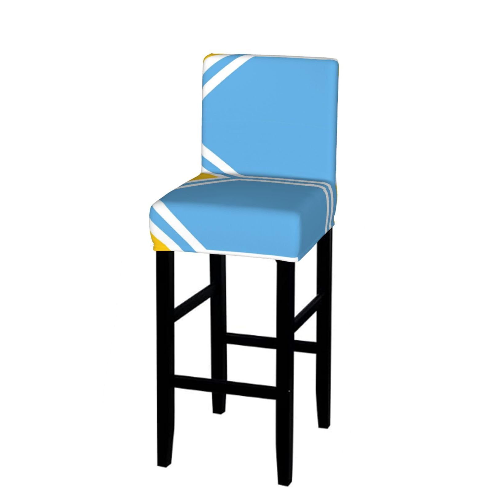 CNTDBU Flag of Tuva Bar Stool Cover-Stretchy Chair Slipcover for Kitchen