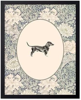 Poster Master Vintage Dachshunds Poster - Retro Weiner Dog Print - 8x10 Poster & Black Frame Bundle image 2