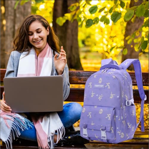 Image of Tinytot 30 Litre Japanese Korean Style School Bag Water-Resistant Laptop & Travel Backpack - Unisex Large 18 Inches Multipurpose Student Backpack for Boys & Girls, Men & Women