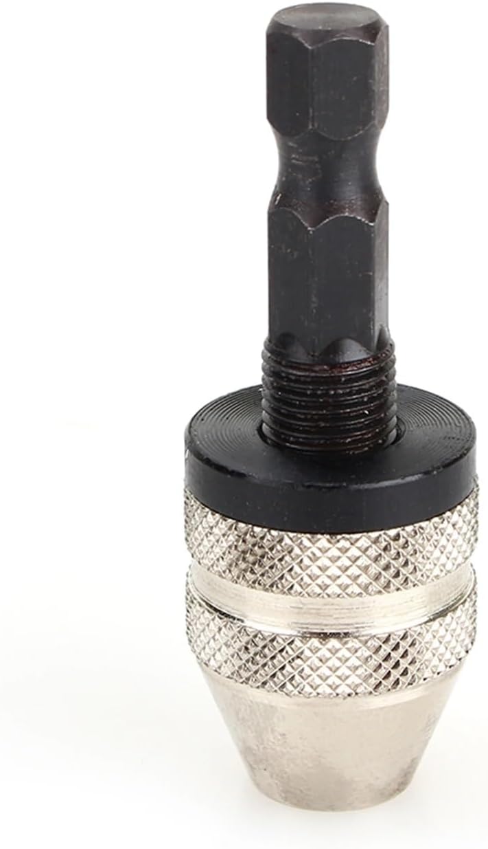 1/4" 0.3~3.6mm Keyless Drill Bit Chuck Hex Shank Adapter Converter Industrial Tools Drill Chuck Keyless Drill Chuck