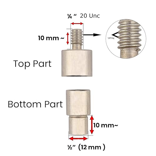 Miniatura 5 de Juego de punzones huecos en forma de círculo de 0.039 in a 0.551 in con prensa manual para manualidades en cuero