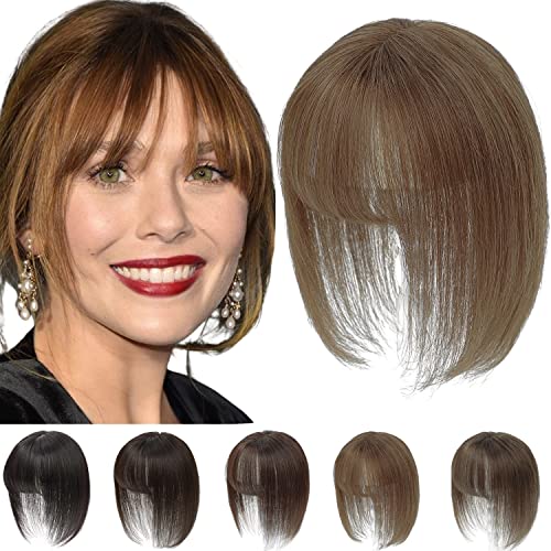 Hair Toppers for Women Real Human Hair with Bangs Molefi Upgraded Topper Hair Extensions Top Hair Pieces for Thinning Hair Wiglets Premium Remy Hair, Hair Loss Cover Gray Hair