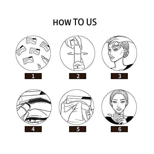 Eyebrow-Stamp-Shaping-Kit-Eyebrow-Powder-Stamp-Waterproof-Brow-Stamp-Shaping-Kit-Eyebrow-Definer-Makeup-Tools-with-24-Reusable-Eyebrow-Stencils-Dark-brow Eyebrow Stamp Shaping Kit, Eyebrow Powder Stamp Waterproof, Brow Stamp Shaping Kit Eyebrow Definer, Makeup Tools with 24 Reusable Eyebrow Stencils (Dark brow)
