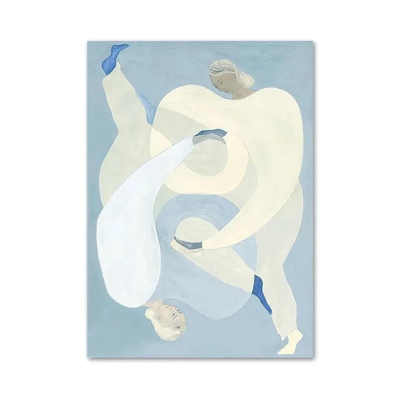 Affiches abstraites minimalistes pour habiller un mur vide de salon de façon moderne et élégante