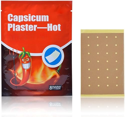 Miniatura 2 de Queemie Parches para el dolor, parches para el dolor de pasta de yeso de pimiento, 24 piezas3 bolsas