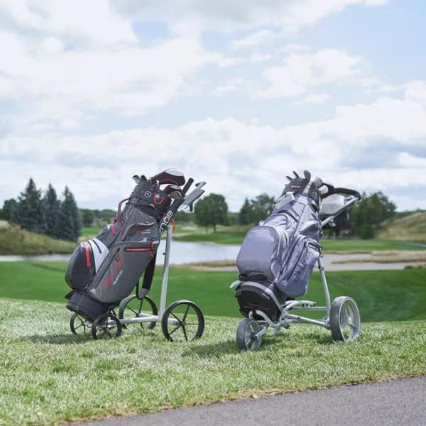Miniatura 8 de Big Max Dri Lite Silencio 2 - Bolsa impermeable para carrito de golf con protector de 14 vías para club de golf con parte superior, bolsillos con