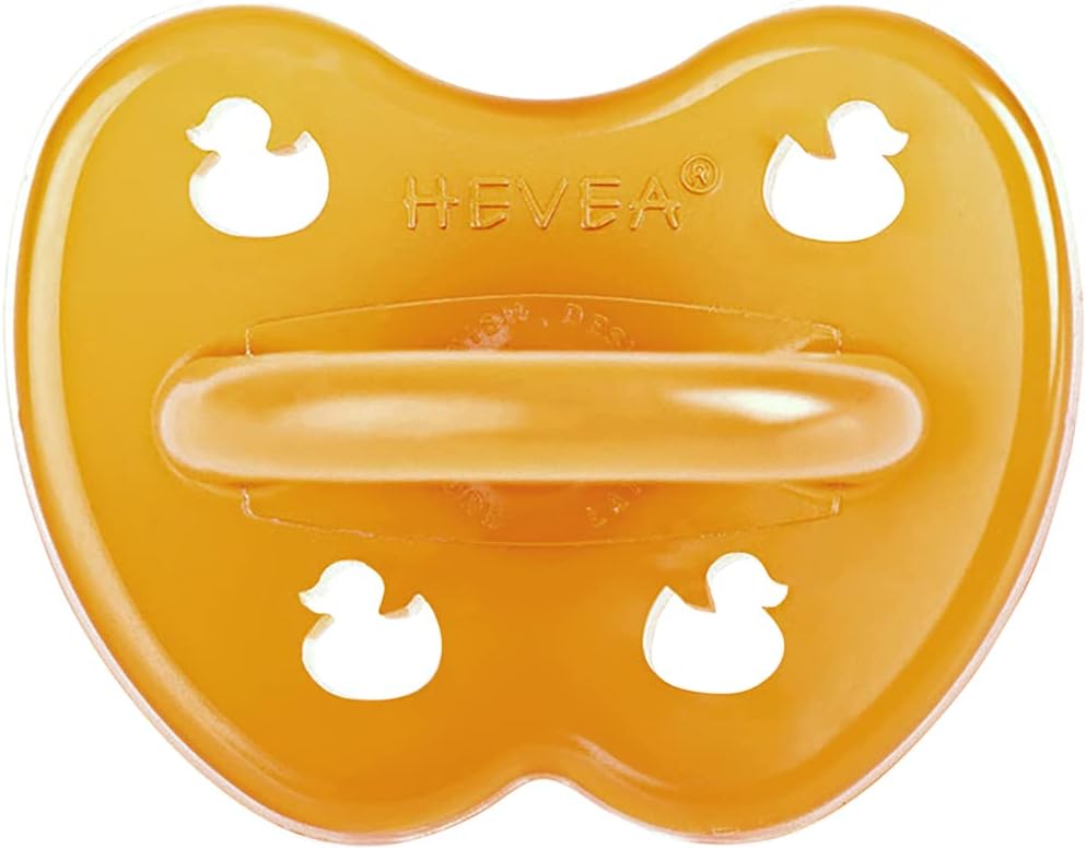 Natural Rubber Dummy Pacifier Symmetrical Newborn 0+ Months Single-Pack - Natural