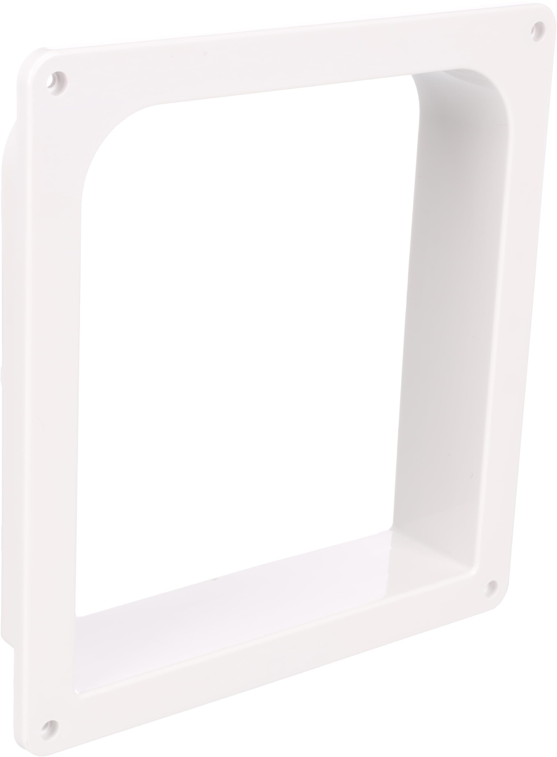 Flamingo Vego Biały tylny panel dla kota - 23,5 x 25 x 5 cm - część zamienna do drzwi Vego